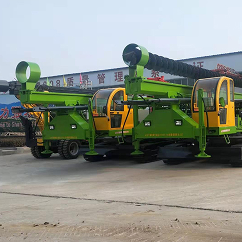 High-Efficiency Spiral Long Auger Rotary Drilling Rig