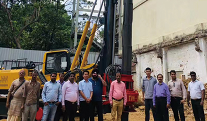 Successful Site Commissioning for BR-130 Piling Rig in Mumbai, India