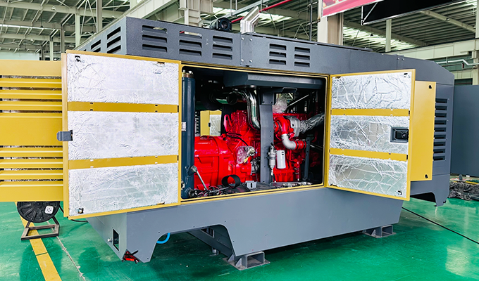 DC-1525H Skid-mounted Air Comprssor for Ethiopia Client for Water Well Development