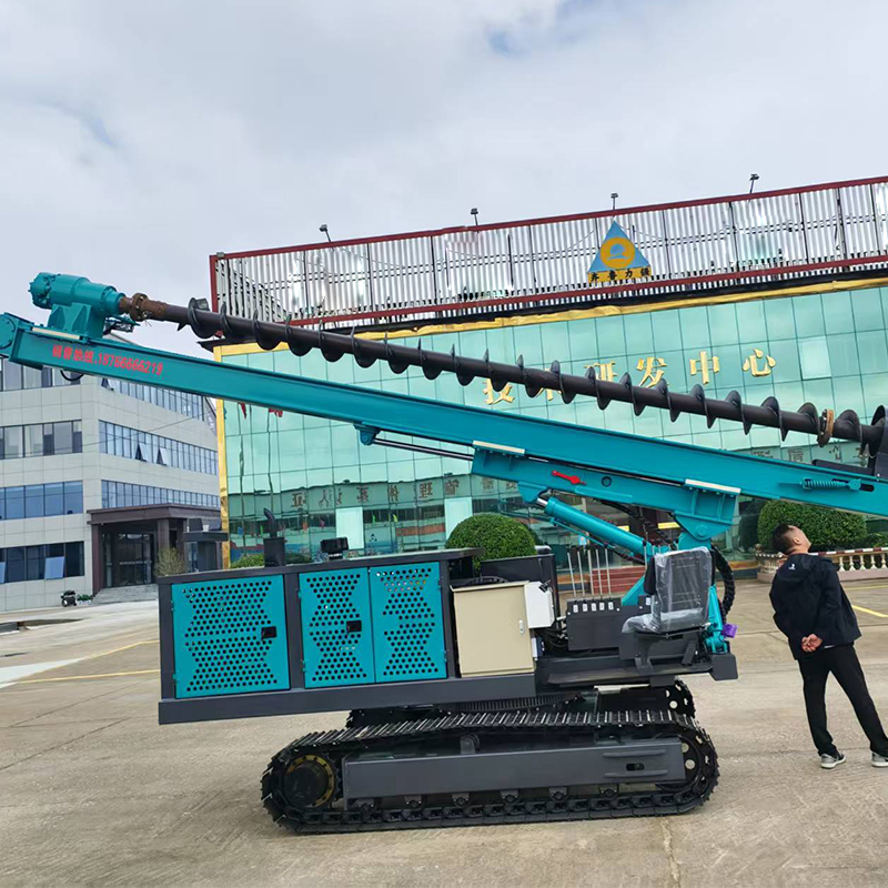 High-Efficiency Spiral Long Auger Rotary Drilling Rig