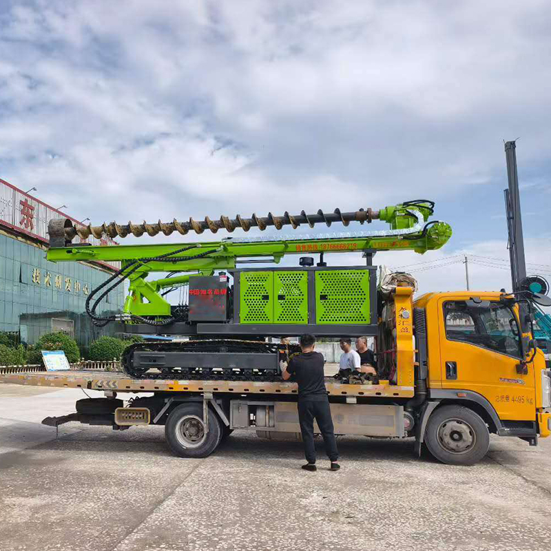 High-Efficiency Spiral Long Auger Rotary Drilling Rig