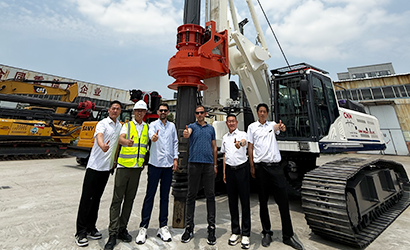 Inspection for BR-150 Piling Rig with Turkey Client