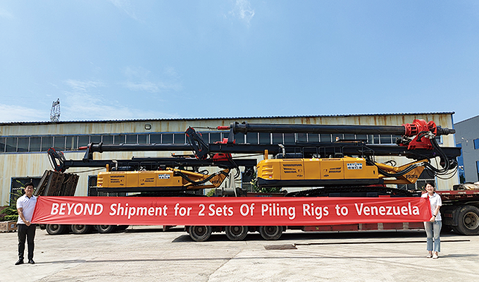 Two sets of BR-130 Piling Rig Shipped for Venezuela