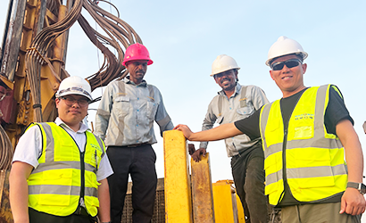 Service for PRD RC rig in Guinea by BEYOND Team