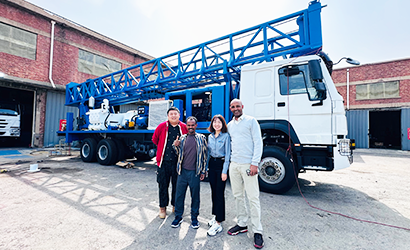Inspection for 600m Mechanical Power Head Water Drilling Rig
